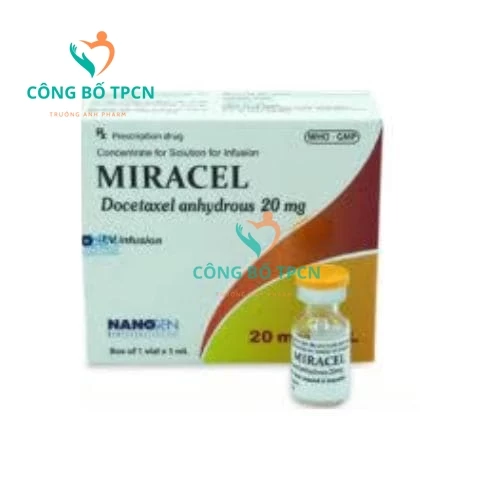 Miracel 20mg/1ml Nanogen - Thuốc điều trị một số bệnh ung thư hiệu quả